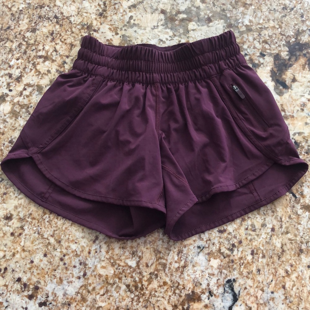Lululemon women’s athletic shorts.